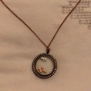Origami owl necklace